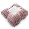 Deka SOFT s reliéfnym vzorom a 3D efektom v púdrovoružovej farbe