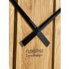 Drevené hodiny SOLID OAK 80cm 5
