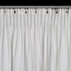 Zamatový záves RENIA s lesklou potlačou - biely