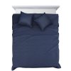 Moderný prehoz na posteľ s obliečkami BONI4 granátovomodrý