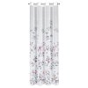 Dekoračný etamínový záves ANTEA s kvetinovým motívom 140x250cm