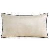Dekoračný zamatový vankúš GAJA 3 - svetlobéžový