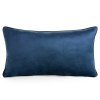 Dekoračný zamatový vankúš GAJA 3 - granátovomodrý