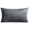 Dekoračný zamatový vankúš GAJA 3 - oceľový