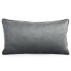 Dekoračný zamatový vankúš GAJA 3 - grafitový