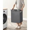 Kôš na prádlo v čierno-sivej farbe - BLH101G01