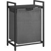 Kôš na prádlo v čierno-sivej farbe - BLH101G01