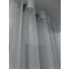 Biela záclona SHINE s olovkom - š. 600 cm x v. 255 cm - riasiaca páska 1