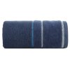 Bavlnený froté uterák NEL so zamatovým okrajom - modrý