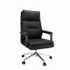 Kancelárska stolička SEGO čierna ekokoža