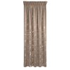 Zamatový záves MOLLY na riasiacej páske 140 x 270 cm hnedý