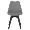 Jedálenská stolička MARK s podsedákom - grafitová