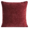 Obliečka na vankúš MARY – červená so strieborným lemovaním