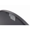 Okrúhle zrkadlo s čiernym rámom 50cm