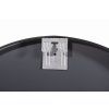Okrúhle zrkadlo s čiernym rámom 50cm