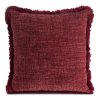 Obliečka na vankúš zo ženilkovej tkaniny v bordovej farbe BLANCA
