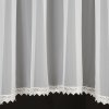 Hotová záclona zdobená lémom