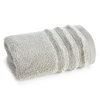 Luxusný uterák LUNARI zdobený lesklou niťou v striebornej farbe