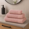 Bavlnený uterák MELO v ružovej farbe