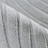 Moderný kožušinový koberec Waves 503 sivý 2