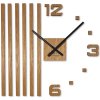 Nástenné drevené hodiny LAMELE Slim 60cm