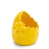 Veľkonočná figúrka vajíčka so zajačikom v žltej farbe
