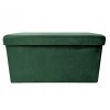 Zamatová skladacia taburetka Velvet Duo tmavozelená 6