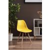 Jedálenská stolička EVA žltá