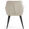 Zamatová jedálenská stolička VARSI – béžová
