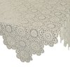 Obrus IRINA 85 x 85 cm, čipkový efekt, béžový