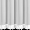 Záclona LUISA s riasiacou páskou 400x80 cm - biela