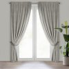 Zamatový záves ANTARA s riasiacou páskou - sivý