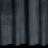 Zamatový záves ANTARA s riasiacou páskou - grafitový
