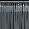 Zamatový záves ANTARA s riasiacou páskou - grafitový