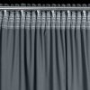 Zamatový záves ANTARA s riasiacou páskou - grafitový