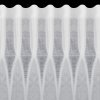 Záclona ARTEMIDA s riasiacou páskou 400x80 cm - biela