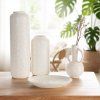Dekoratívna váza ALEXA Ø15x49 cm - krémová