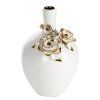 Dekoratívna váza SARA 18x16x25 cm - biela