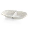 Dekoratívna misa VENUS 24x13 cm - krémová