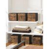 Skladací úložný organizér RFB102B01 30x30x30 cm – hnedý