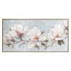 Ručne maľovaný obraz na plátne s rámom 3 - magnólia 120 x 60 cm