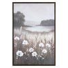 Ručne maľovaný obraz na plátne s rámom 1 - lúka 60 x 90 cm