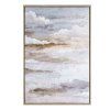 Ručne maľovaný obraz na plátne s rámom - abstraktná obloha 60 x 90 cm