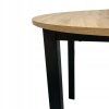 Jedálenský stôl Viktor Dub + čierne nohy 5