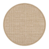 Okrúhly terasový koberec OUTDOOR 791 hnedý