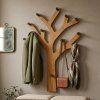 Dubový nástenný vešiak v tvare stromu Oak Tree – prírodný dub