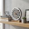 Drevené stojacie hodiny Grey&White OAK 7