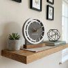 Drevené stojacie hodiny Grey&White OAK 9