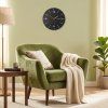 Nástenné hodiny Scandic 30 cm – čierne 6