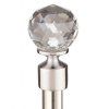 Jednoradová garníža 19mm Crystal nikel 6